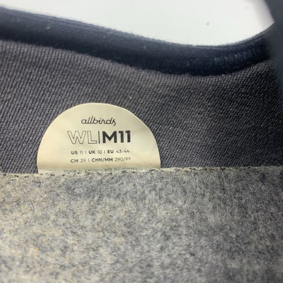 Allbirds Wool Lounger WL Men’s Black Loafers Slip On Slipper Shoes Size 11 - Picture 8 of 8